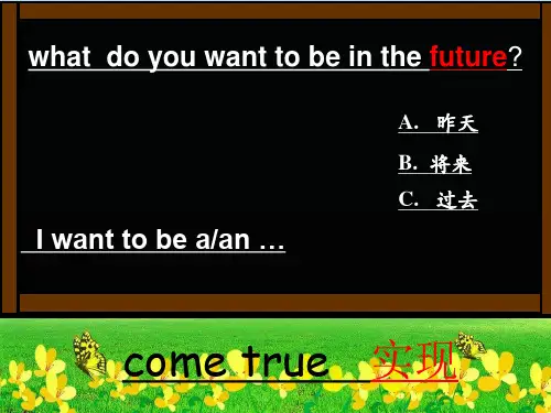 新版六年级英语下册PPT课件Unit 8 Our dreams(266)译林版(三起)