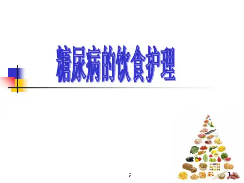 糖尿病的饮食护理ppt课件