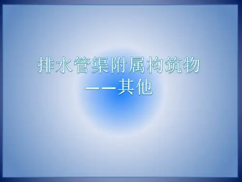 排水管渠附属构筑物——其他