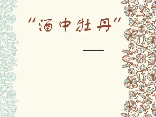 古井贡酒介绍 ppt课件