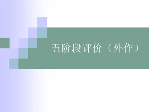 五阶段评价展开方法(外作)