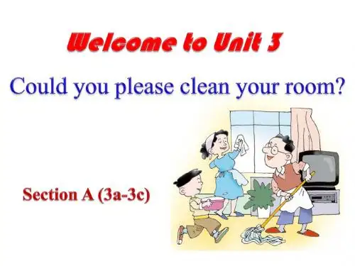 人教版八年级英语下册 Unit 3 Section A 3a—3c 课件(共13张PPT)
