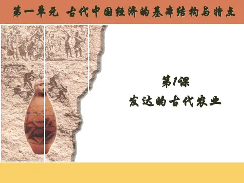 第1课  发达的古代农业PPT优质课件