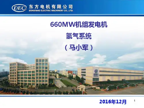 发电机氢气系统介绍ppt课件