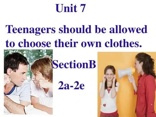 人教英语九年级上册Unit7Section B 2a—2e (共14张PPT)