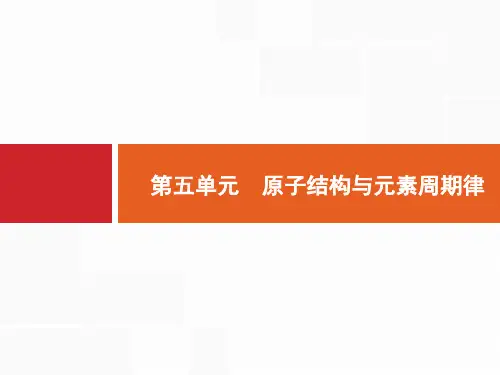【鲁科版】2017届高三化学一轮复习：5.1《原子结构》ppt课件