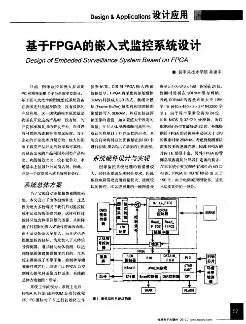 基于FPGA的嵌入式监控系统设计
