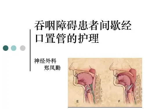 吞咽障碍护理精品PPT课件