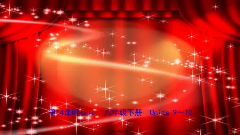 中考英语总复习 教材考点精讲 第14课时 八下 Units 910课件