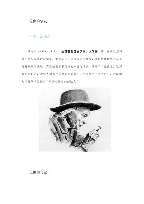 名著阅读《昆虫记》知识清单与导读设计