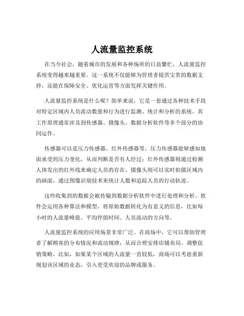 人流量监控系统