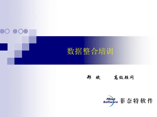数据整合培训.ppt