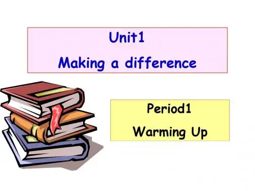 高二英语下册unit-1-period1课件(新编2019教材)