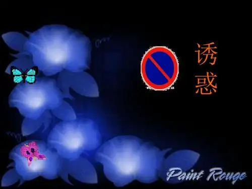 《拒绝诱惑》主题班会