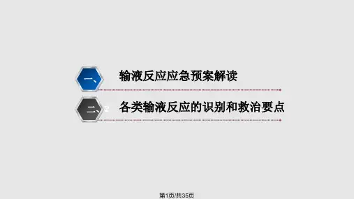 输液反应应急预案PPT课件