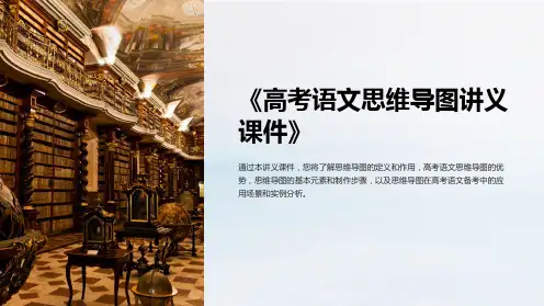 《高考语文思维导图讲义课件》