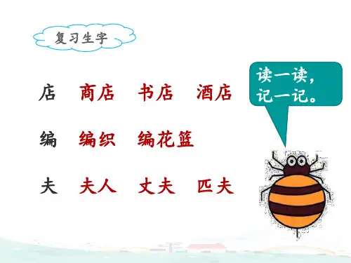 部编版二年级下册语文蜘蛛开店课件第二课时.ppt