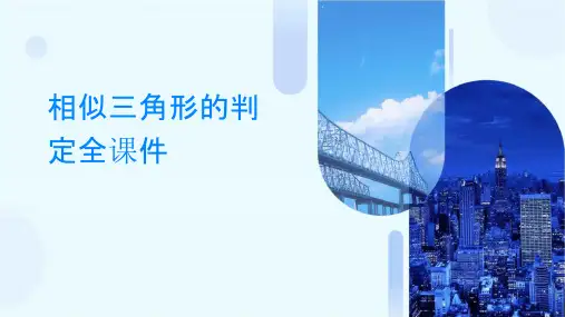 相似三角形的判定全课件
