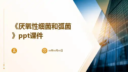 《厌氧性细菌和弧菌》课件