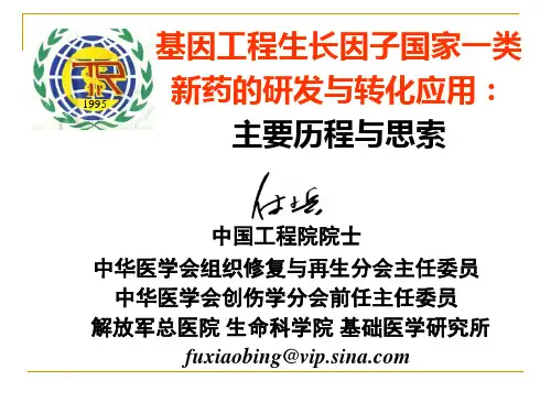 付小兵-生长因子研究-方向与出路
