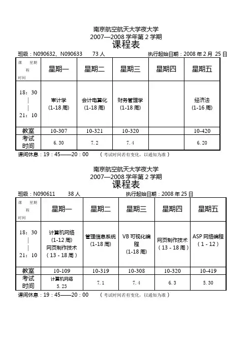 南京航空航天大学夜大学
