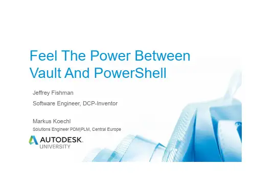 Autodesk Vault API学习与应用指南说明书