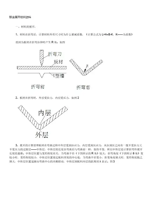 钣金展开培训资料