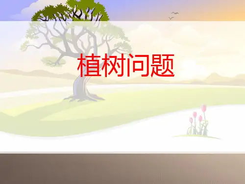 三年级上册数学课件-6.6 整理与提高(数学广场-植树问题)▏沪教版 (共14张PPT)优秀课件