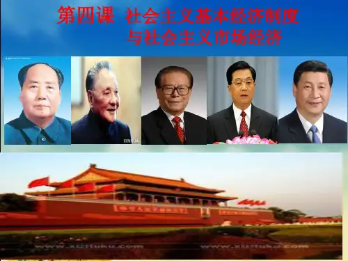 社会主义基本经济制度与社会主义市场经济 PPT课件