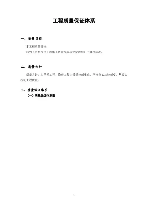 工程质量保证体系3
