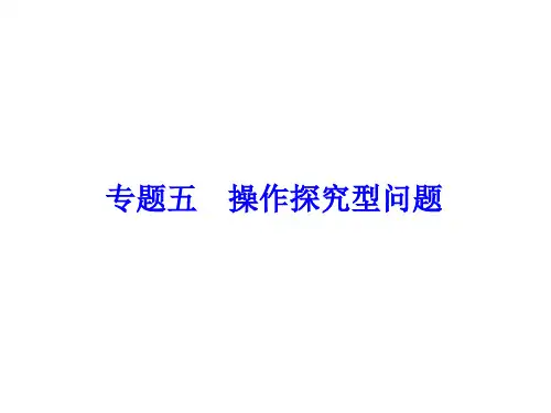 专题五-操作探究型问题-考点训练