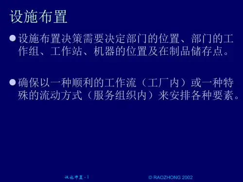 工业工程IE设施布置课件