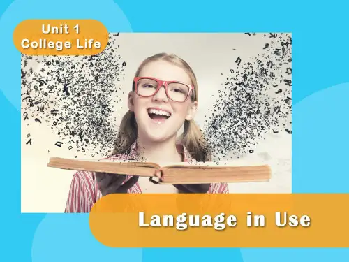 新目标大学英语1unit1 Language in Use