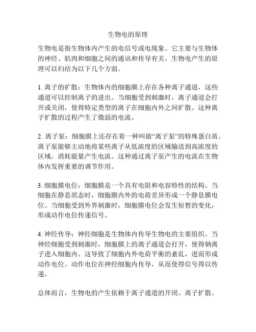 生物电的原理
