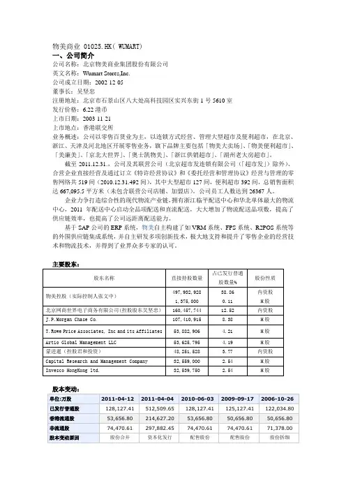 物美商业 01025 简介