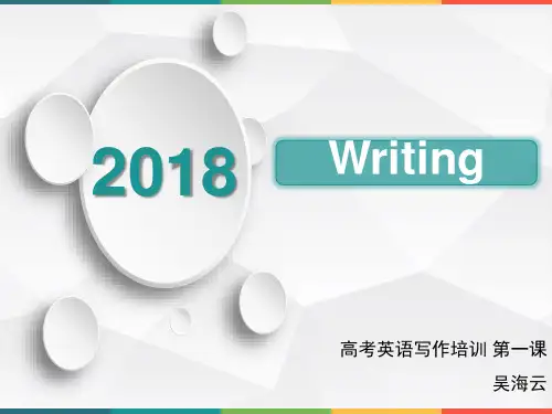 高考作文专题培训Why