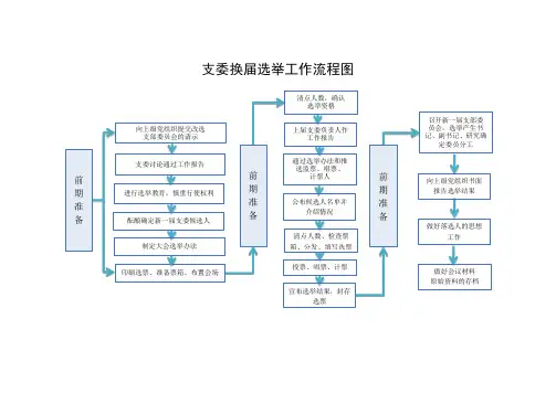 支委换届选举工作流程图