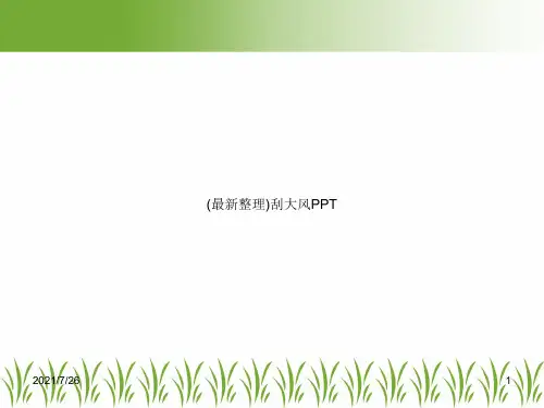 (最新整理)刮大风PPT