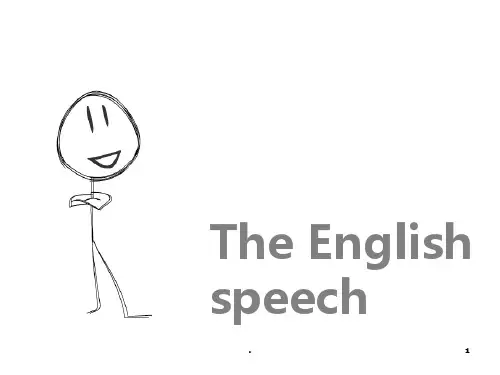 高中英语演讲PPT课件