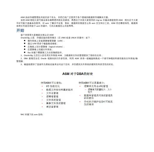 云和恩墨大讲堂- ASM详解