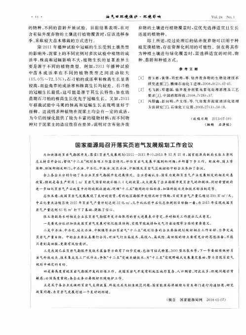 国家能源局召开落实页岩气发展规划工作会议