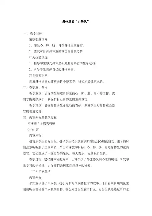 身体里的小乐队