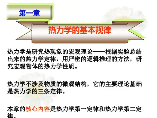 热力学统计物理第一章