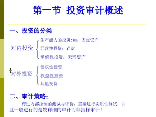 投资审计概述38页PPT