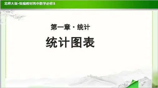 《统计图表》示范公开课教学PPT课件【高中数学必修3(北师大版)】