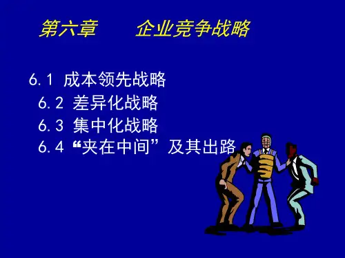 第六章企业竞争战略