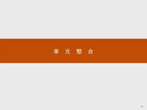 人教版高中历史必修1精品课件 第五单元 单元整合