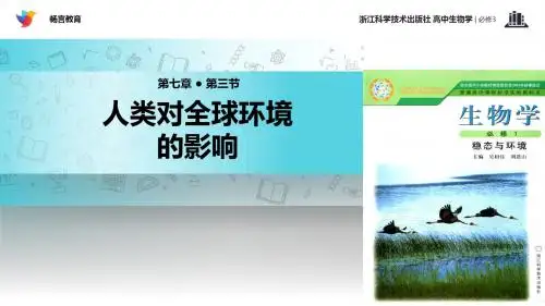 高中生物浙科版必修3 7.3 教学课件 《人类对全球环境的影响》(浙科)