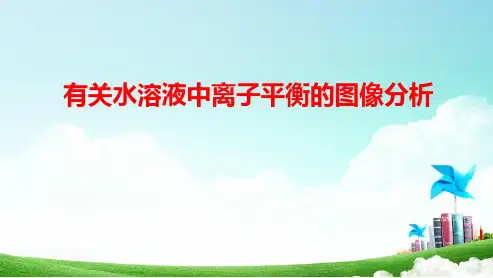 高三化学高考备考二轮复习有关水溶液中离子平衡的图像分析课件