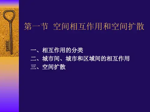 城市空间分布体系